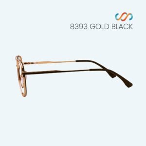 8393 Gold Black Aviator Frame - Image 5