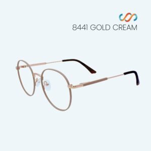 8441 Gold Beige Round Frame - Image 3