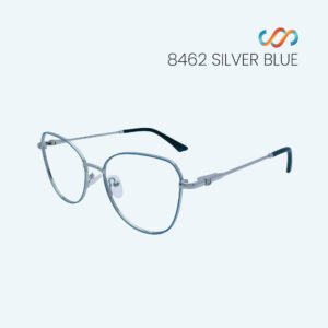 8462 Blue Semi Cat Eye Frame - Image 3