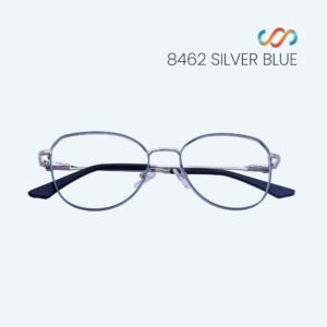8462 Blue Semi Cat Eye Frame - Image 2