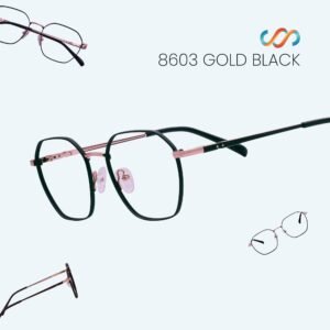8603 Gold Black Hexagonal Frame - Image 4